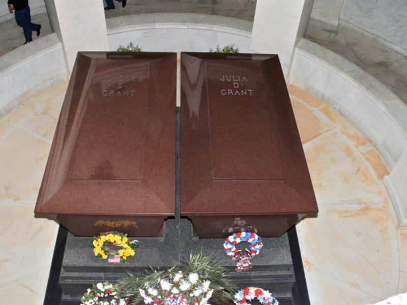 Ulysses and Julia Grant's sarcophagi